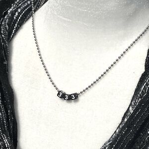 333 Ball Chain Necklace